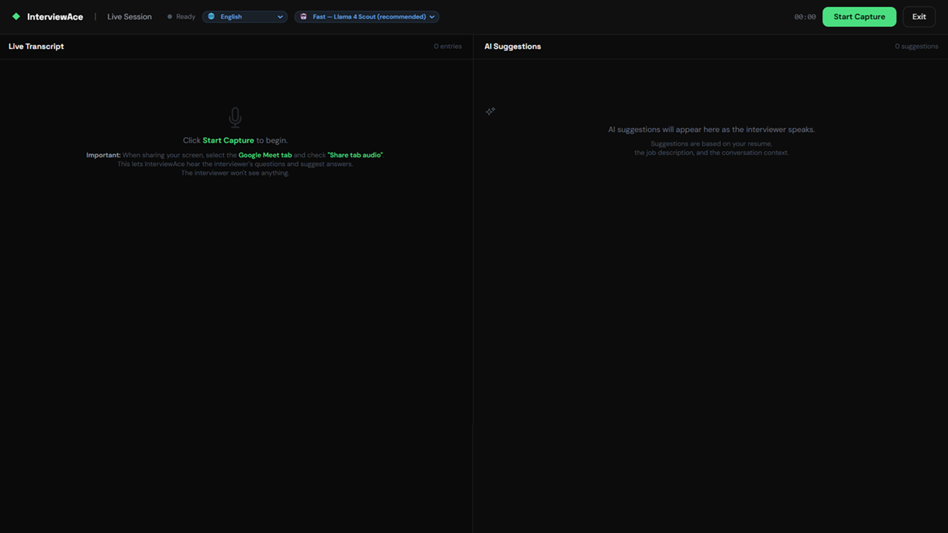 InterviewAce screenshot 1