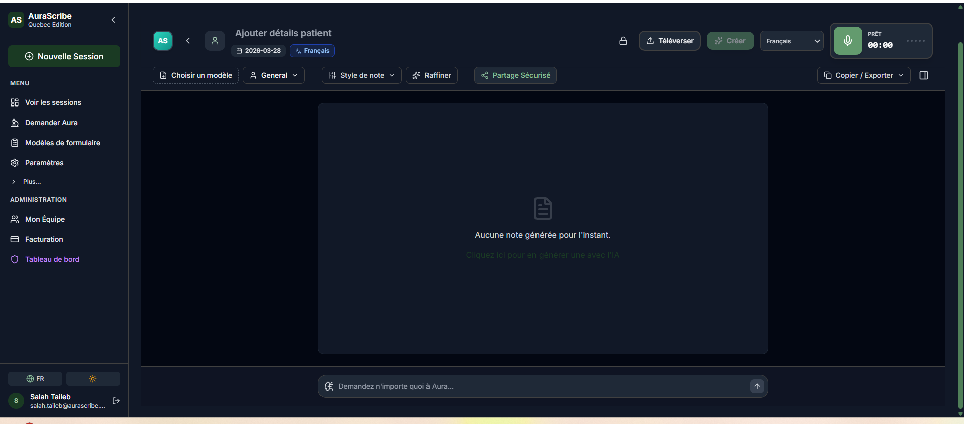 AuraScribe screenshot 3